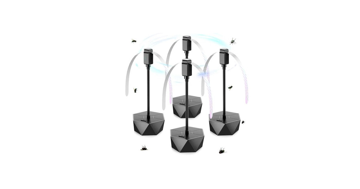 Hakol 4 Pack Fly Fans for Tables