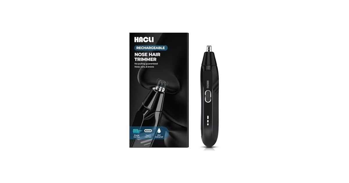 Nose Hair Trimmer for Men Women - Electric Nose Ha