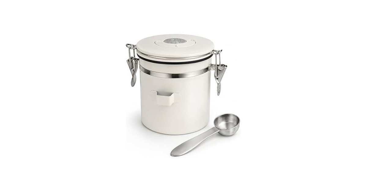 MEGAWISE 304 Stainless Steel Coffee Canister
