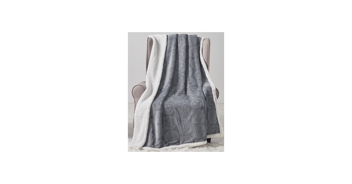 Noble House Caesar Sherpa Throw (2 Pack)