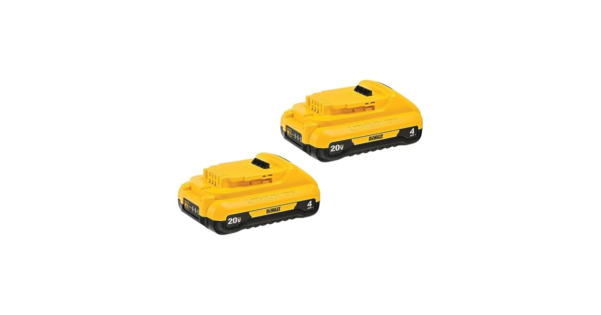Dewalt DCB240-2 20V MAX 4 Ah Lithium Ion Battery 2-Pack