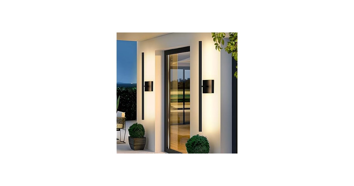 BesLowe 2-Pack 31.75in Wall Light