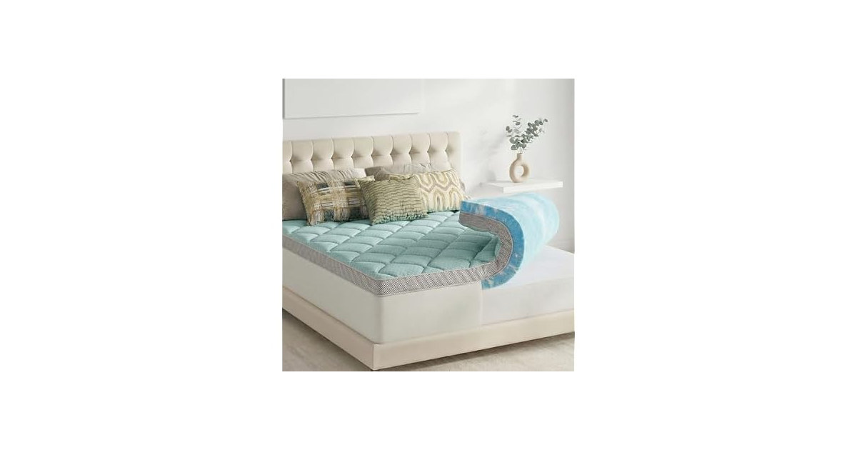 Novilla Twin 4 Inch Mattress Topper