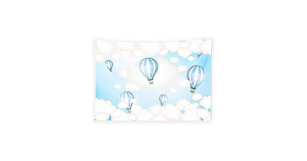 Allenjoy 96x72inch Hot Air Balloon