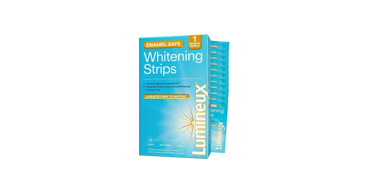 Lumineux Teeth Whitening Strips Kit - 9 Treatments