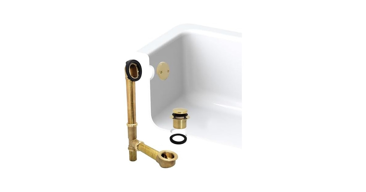 Westbrass 14in Waste Overflow Tip-Toe