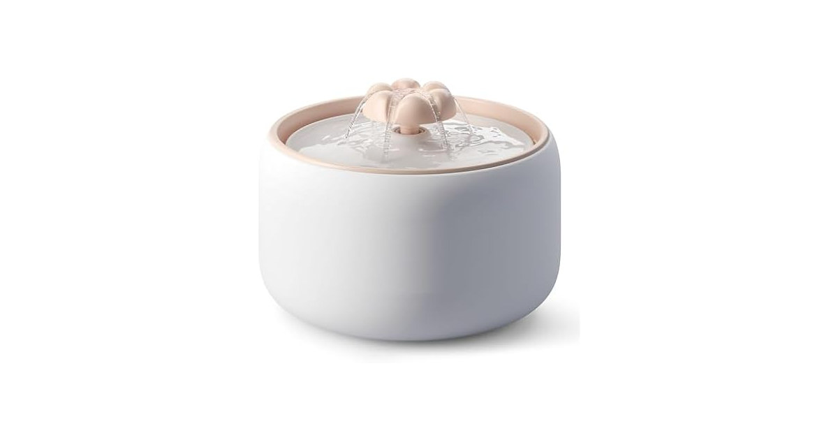 WOPET Premium Ceramic Cat Water Fountain