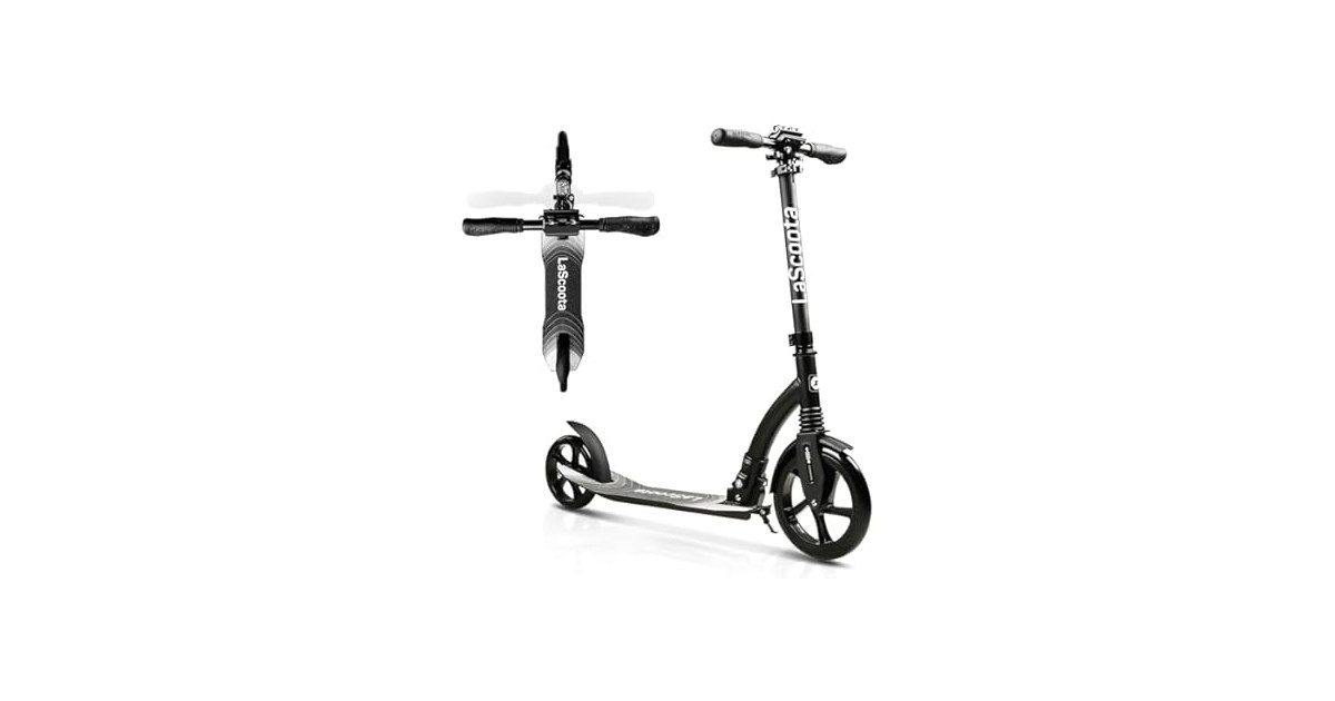 LaScoota Foldable Adult Scooter - Also Great as a