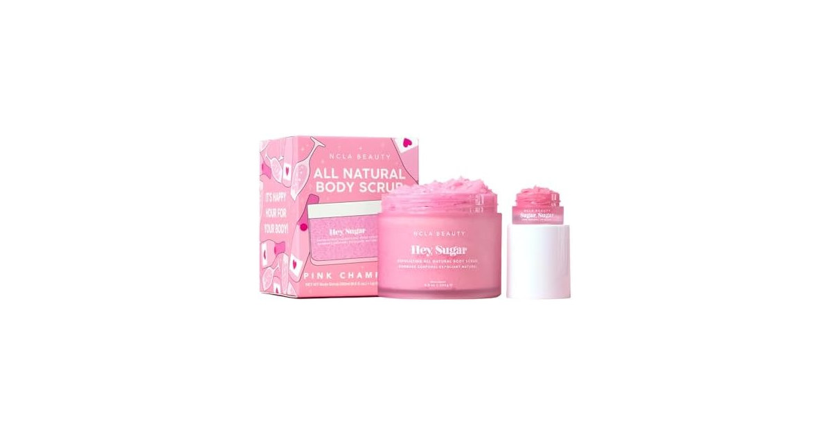 NCLA Beauty Hey Sugar Body Scrub Plus Bonus Mini L