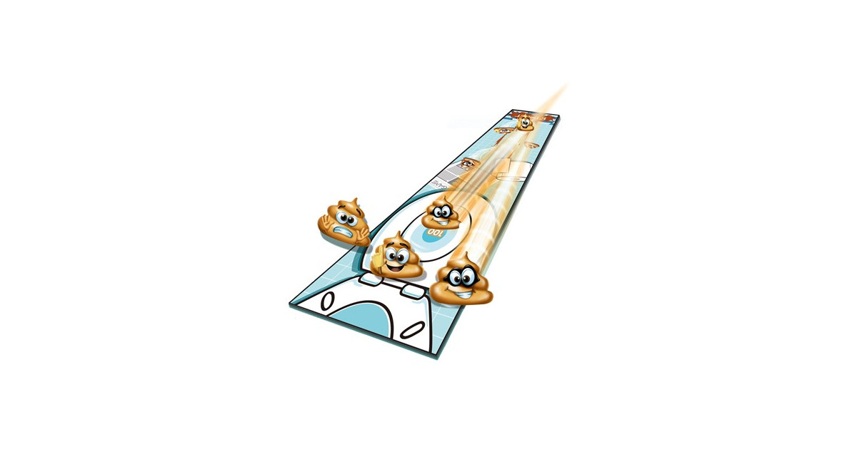 Poo Curling Set a Shuffleboard Game