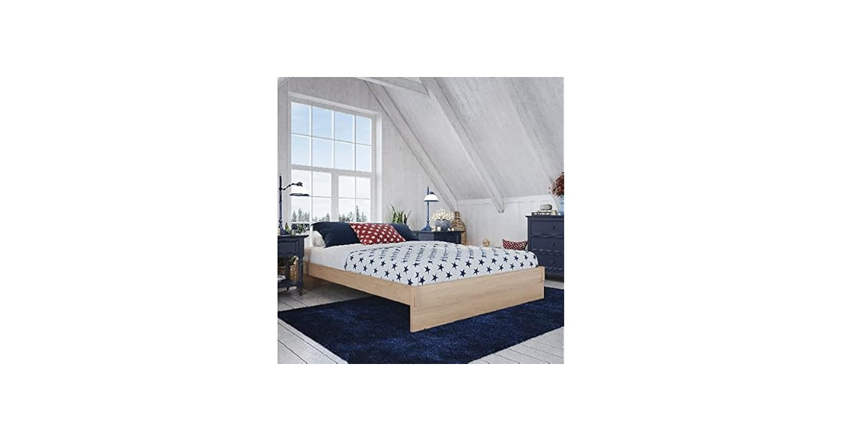Decoro Liberty Wood Platform Bed, Maple
