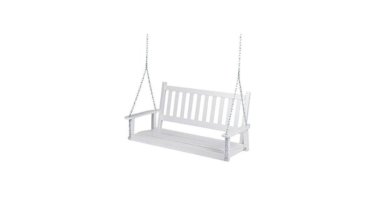 Shine Company 4216 Maine 54" Wood Porch Swing