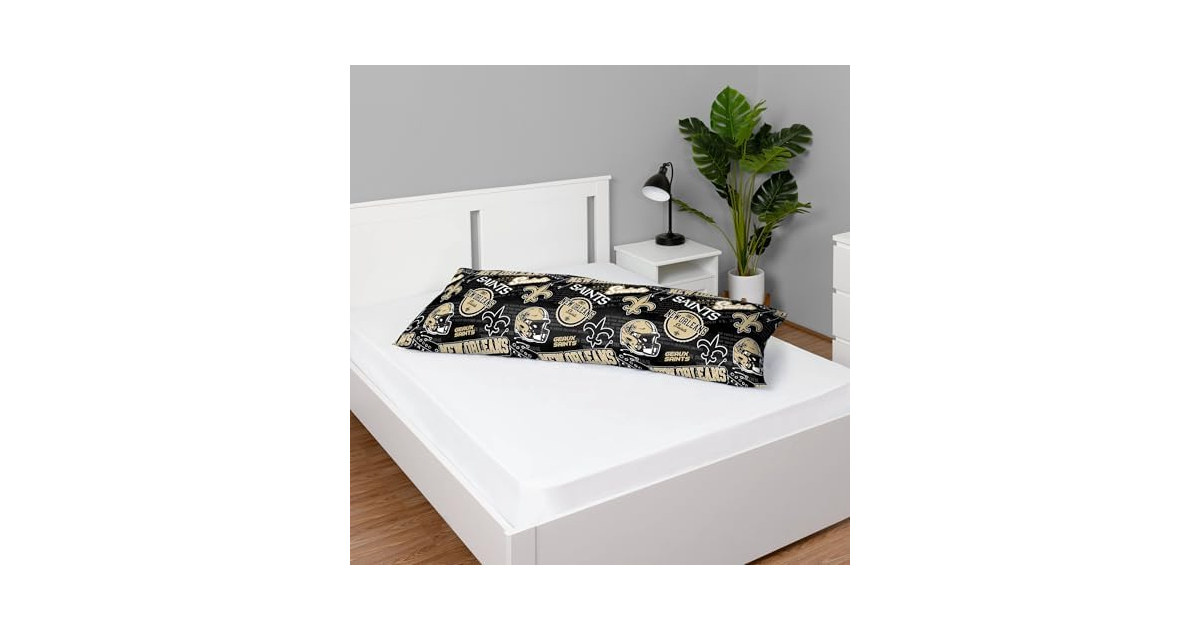 NEW ORLEANS SAINTS NFL Plush Body Pillow