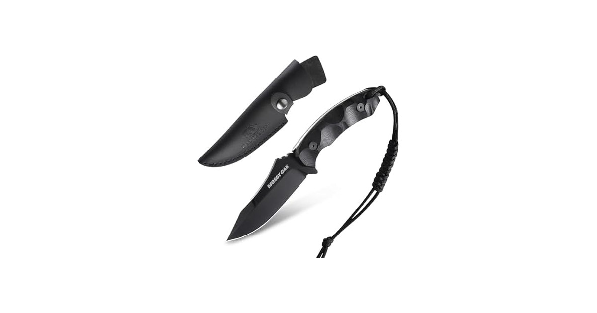 Mossy Oak 9" Hunting Knife with Sheath