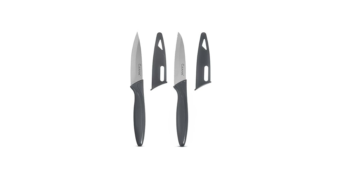 CULINARE 2 Piece Knife Set, Grey