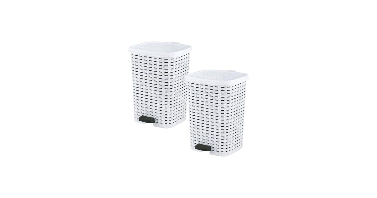 Superio Outdoor Trash Can 3 Gallon 2 Pack