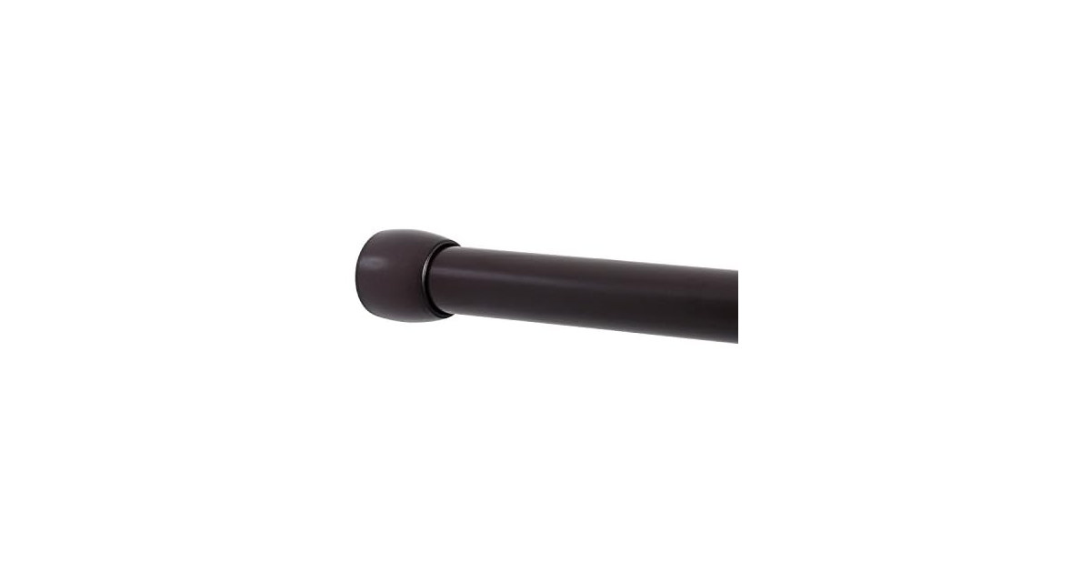 Zenna Home Tension Shower Curtain Rod, Rust Proof