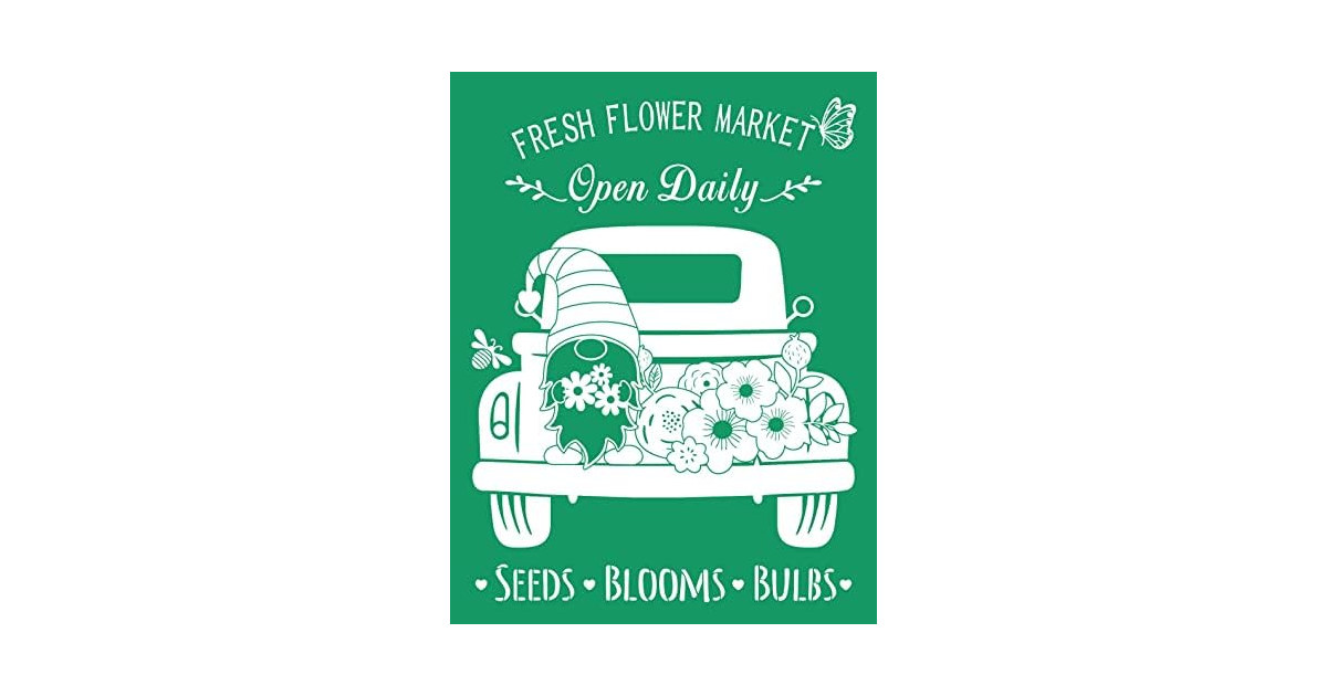 DGAGA Fresh Flowers Market Silk Screen