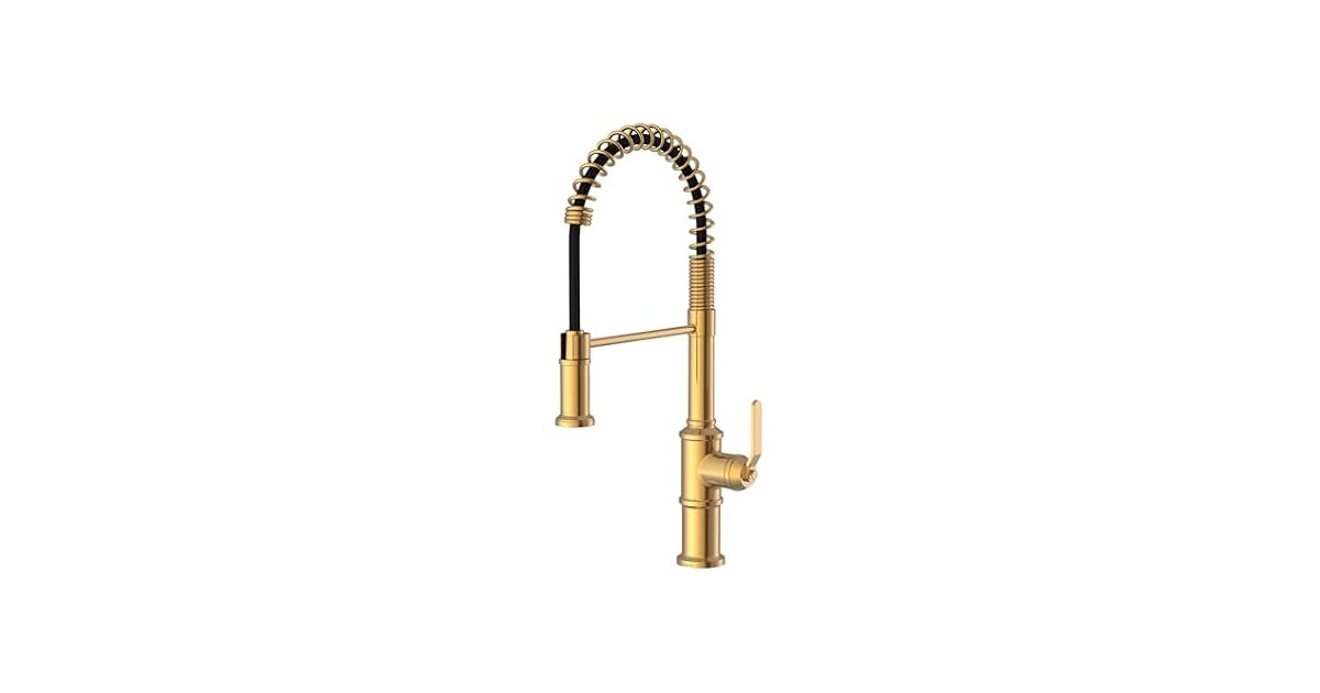 Gerber Kinzie Pre-Rinse Kitchen Faucet, Brushed Bronze