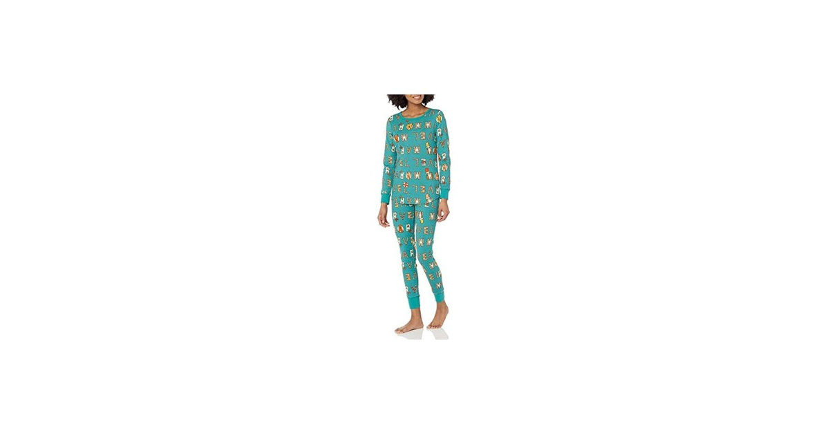 Amazon Essentials Women's Snug-fit Cotton Pajamas