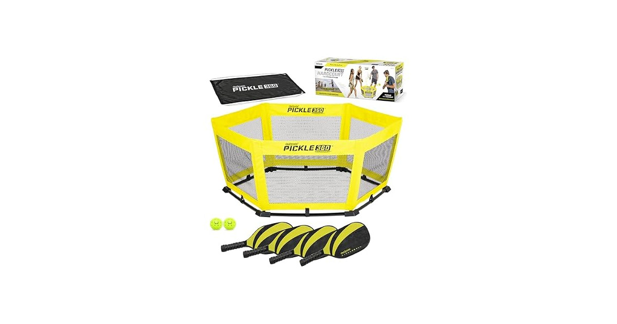 GoSports Pickle 360 Hardcourt Game Set