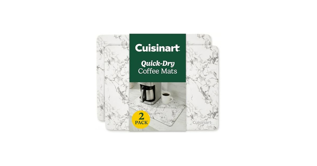 Cuisinart Coffee Mat for Countertop, 2-PK