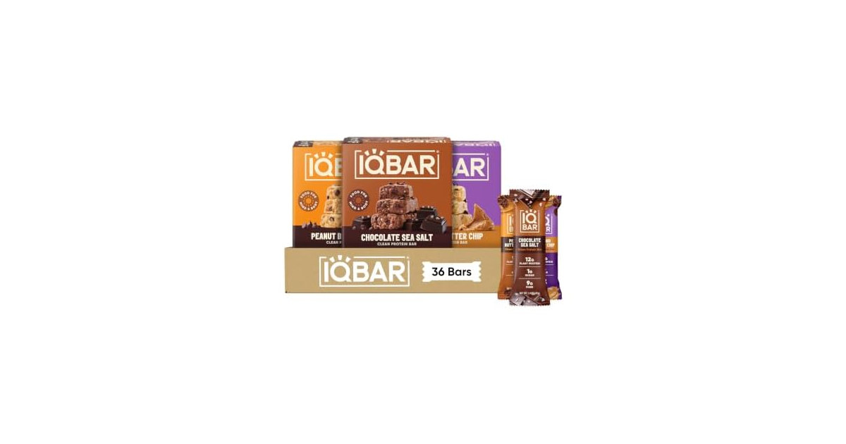 IQBAR Chocolate Variety 36 Ct