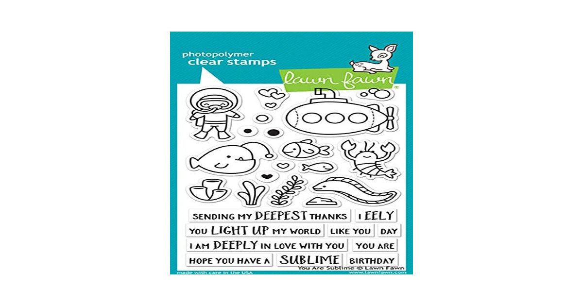 Lawn Fawn Clear Stamps 4"X6"-You