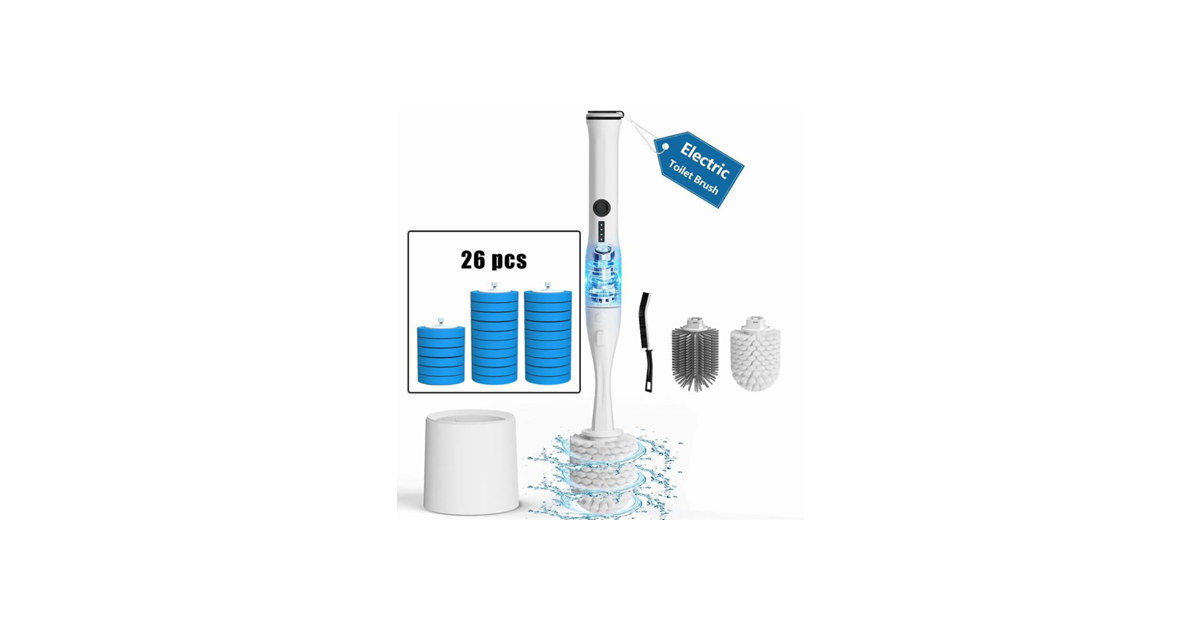 CAKILA 10-in-1 Electric Toilet Scrubber