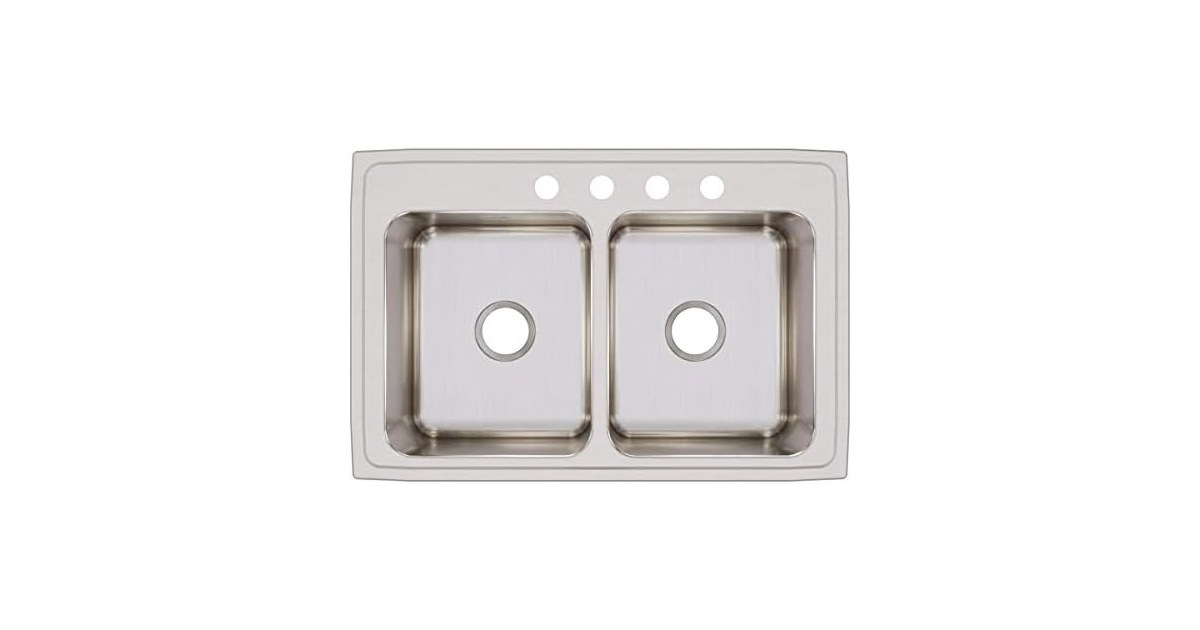 Elkay Equal Double Drop-in Stainless 33"