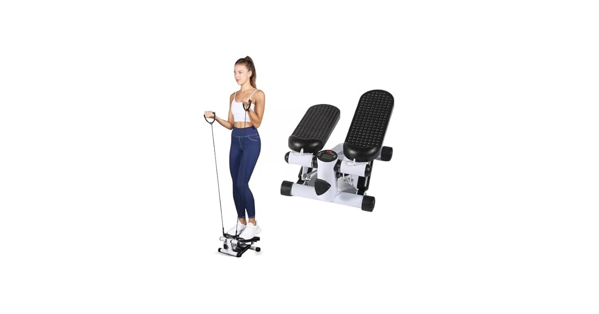 YSSOA Mini Stepper with Resistance Band