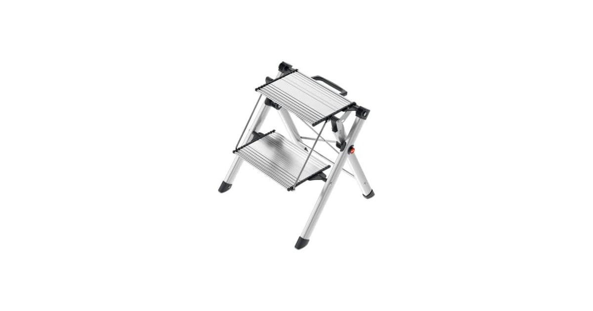 Hailo MK80 Mini (Aluminum) Mini Steel Step Stool