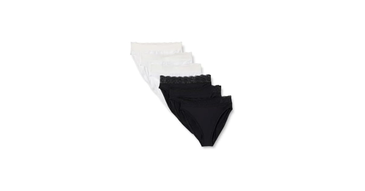 Amazon Essentials Women Lace Trim Peached Panty