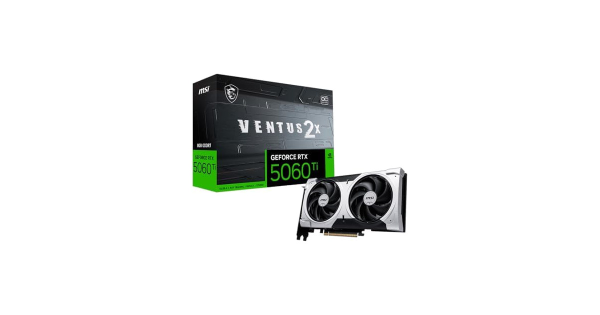 MSI GeForce RTX 5060 Ti 8G Shadow 2X OC