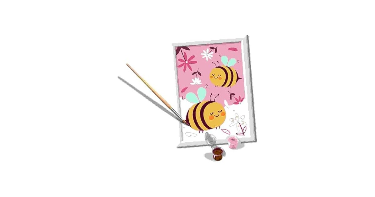 Ravensburger Creart Happy Bumblebees Paint by Numbers
