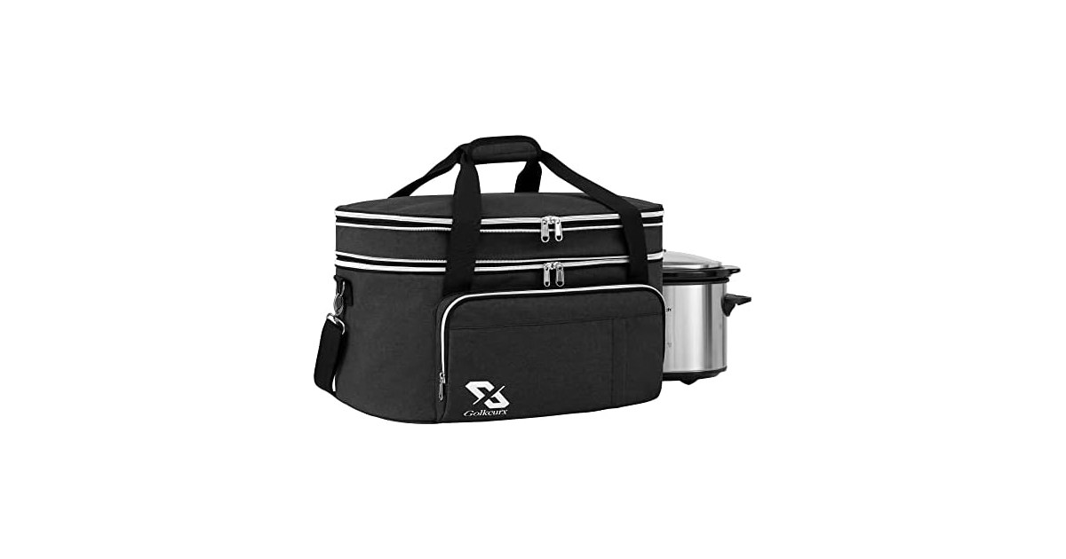 Double Layer Slow Cooker Travel Bag