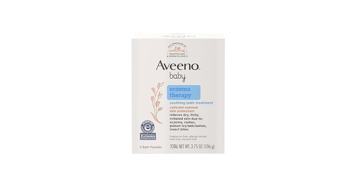 Aveeno Soothing Baby Bath Treatment5pk