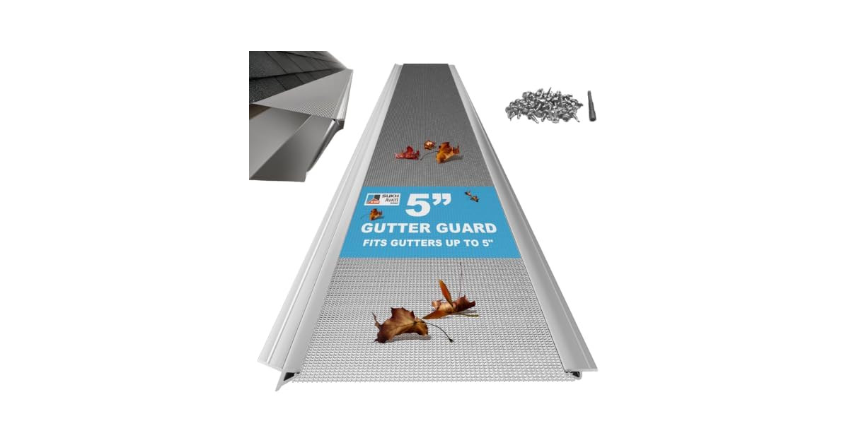 Sukhavati home 5in Gutter Guards 48FT