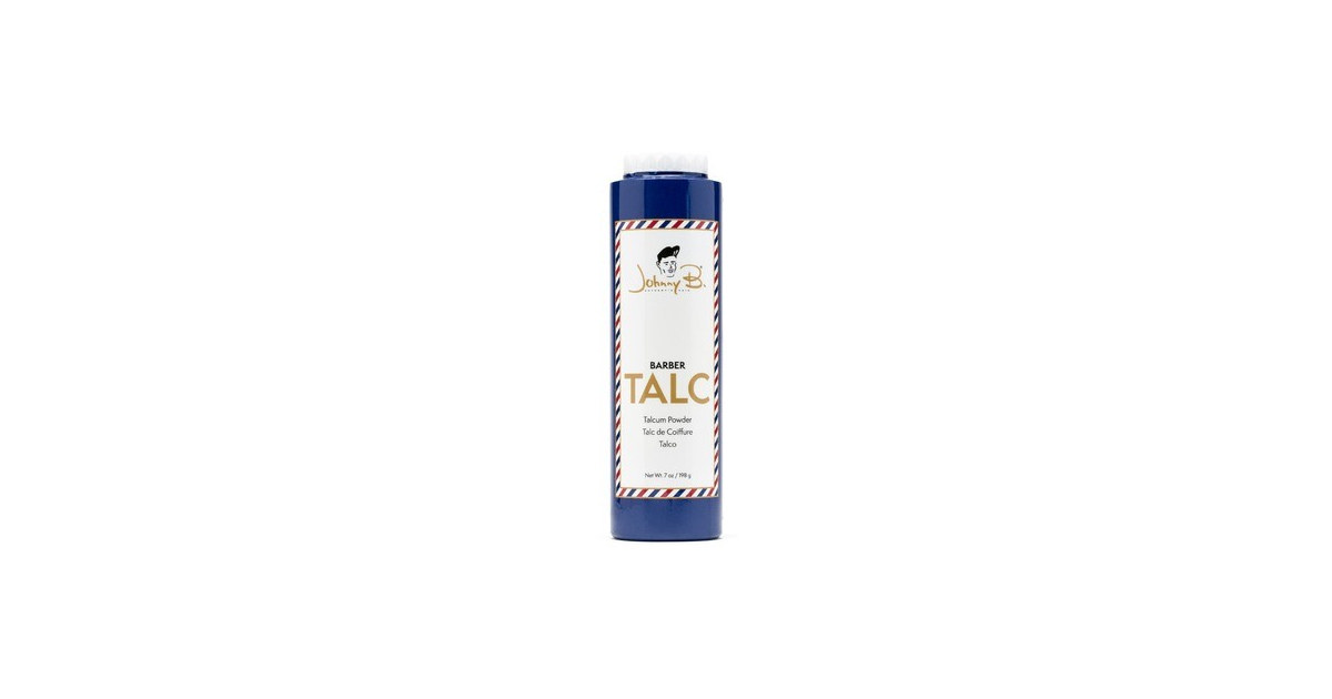 Johnny B Barber Talc Talcum Powder, 7 Oz, 2 Pack