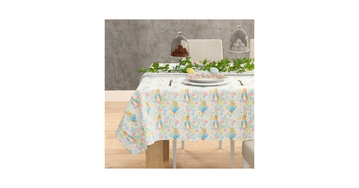 Franco Peter Rabbit Book Woven Tablecloth 60